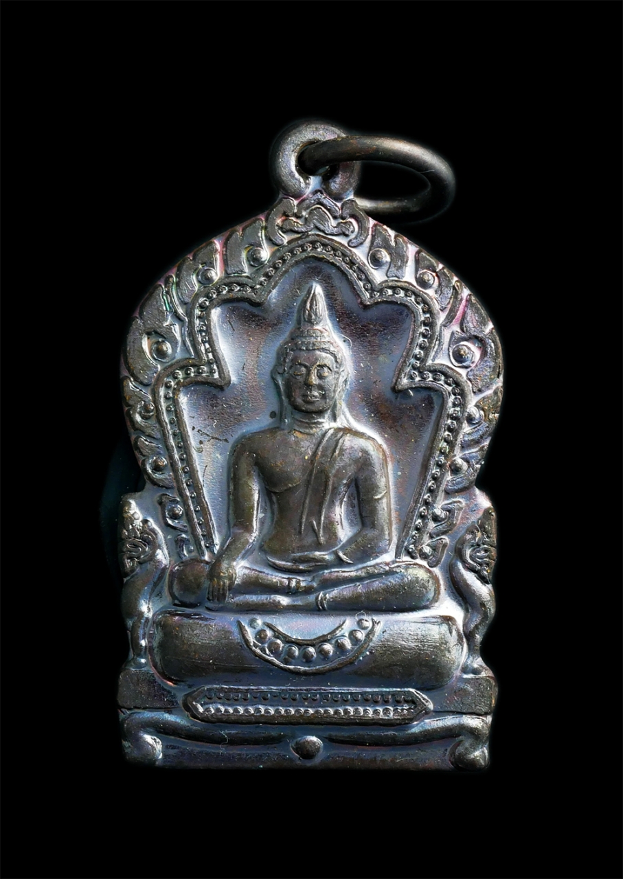 1.jpg - เหรียญเสมาหลวงพ่อหิน วัดตึกราชา อ.เมือง จ.สิงหบุรี เนื้อทองแดงมันปู พระสวยสภาพดี น่าเก็บสะสม | https://kamulet.in.th