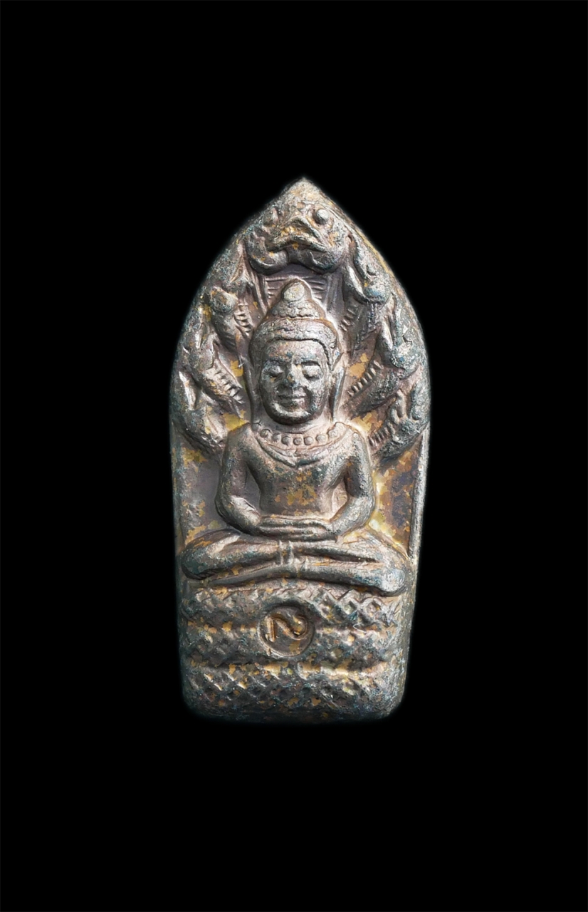 1.jpg - พระปรกใบมะขามหลวงปู่คร่ำ วัดวังหว้า อ.แกลง จ.ระยอง รุ่นอุปถัมถ์ เนื้อทองแดง ปี2537 พระสวยน่าเก็บสะสม | https://kamulet.in.th