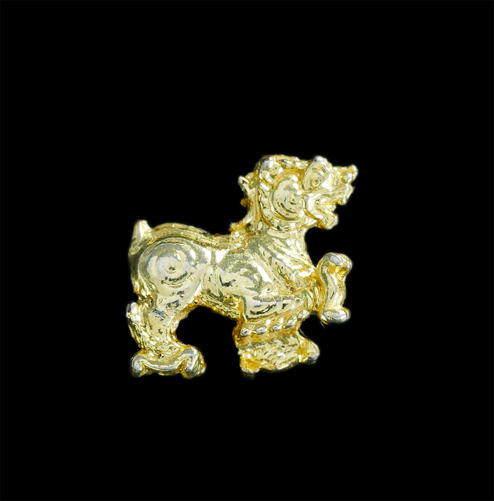 2.jpg - สิงห์หลวงปู่ทิม วัดละหารไร่ เนื้อตะกั่วชุบทอง สร้างให้บูชาในงานฝังลูกนิมิต ปี2517 (หางหัก) | https://kamulet.in.th