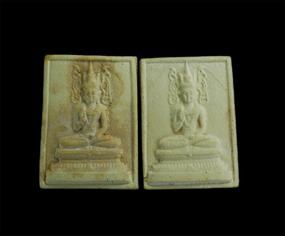 1.jpg - พระผงพระพุทธศิลปะขอม ศิลปะลพบุรี หลังยันต์รอบรูปหงห์ พระสวย | https://kamulet.in.th