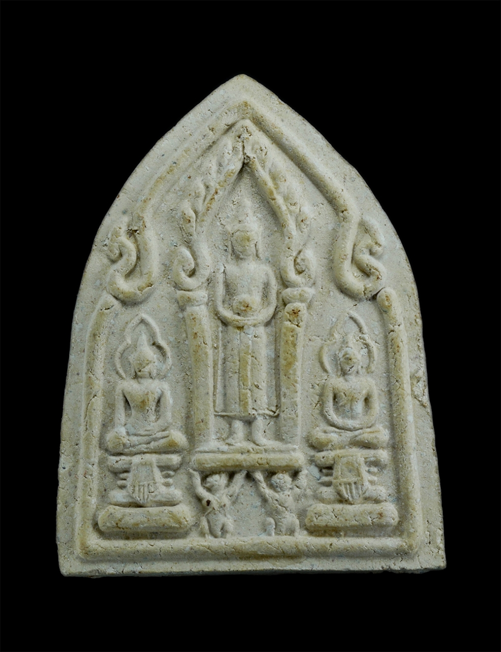 1.jpg - พระสามพี่น้อง หลวงปู่หลิว ปุณณโก วัดไร่แตงทอง อ.กำแพงแสน จ.นครปฐม หลังพญาเต่าเรือน ปี2537 พิมพ์ใหญ่ รุ่นนายพลคณะศิษย์สร้างถวาย เนื้อผงพุทธคุณ ผงว่าน พ [..] | https://kamulet.in.th