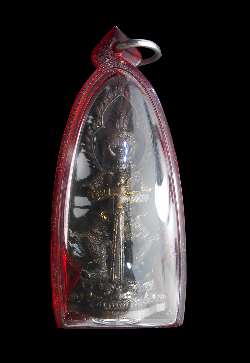 4.jpg - รูปหล่อท้าวเวสสุวรรณ หลวงพ่อหวั่น วัดคลองคูณ จ.พิจิตร รุ่นคลังสมบัติ หมายเลข 624 ปี2560 ปิดทองนำฤกษ์ เนื้อโลหะรมดำ | https://kamulet.in.th