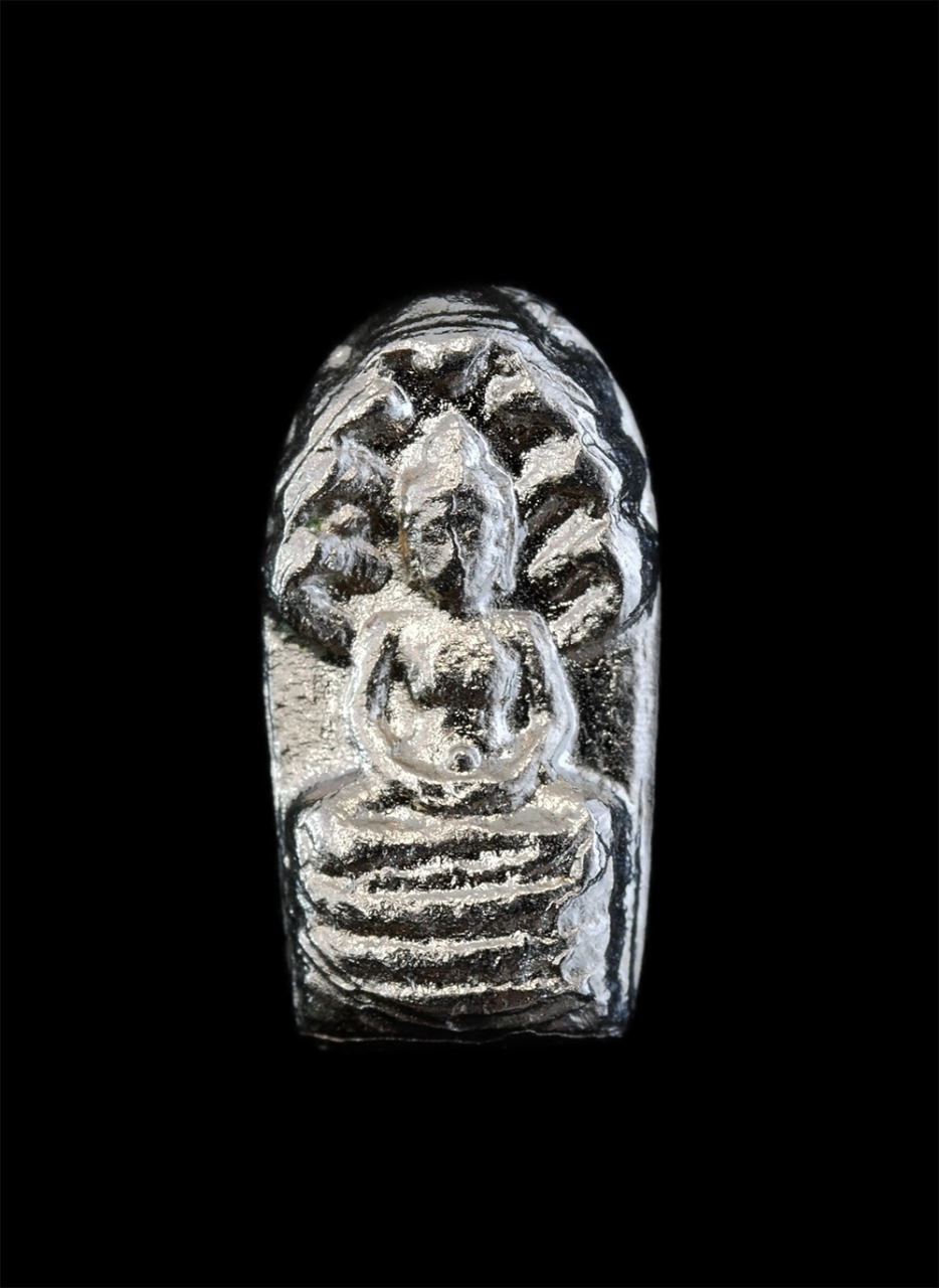 1.jpg - พระปรกใบมะขามหลวงปู่ทิม วัดระหารไร่. ไม่ทราบปี เนื้อกะไหล่เงิน | https://kamulet.in.th