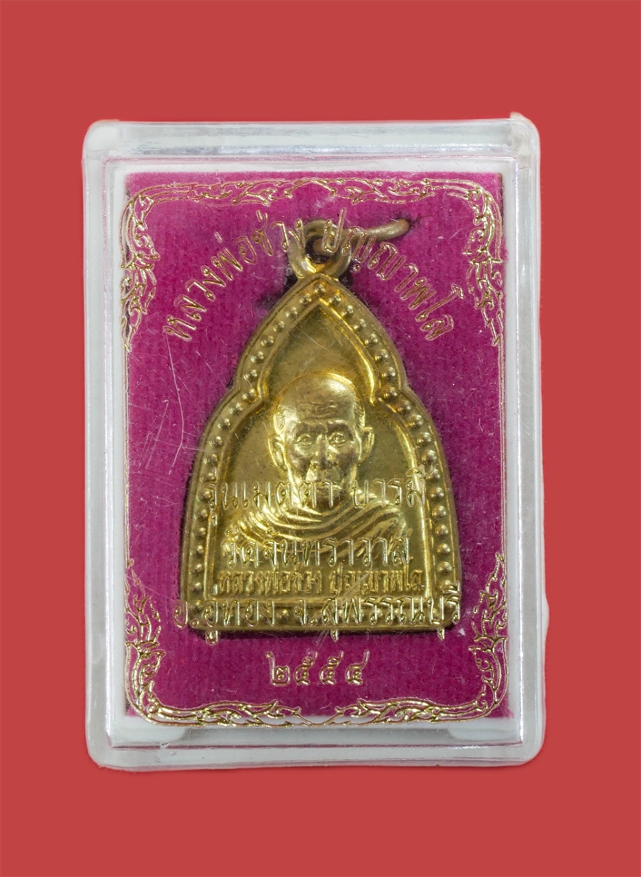 3.jpg - เหรียญหลวงพ่อช่วง(พระครูสุวรรณคุณารักษ์) วัดกระจัน(วัดจันทราวาส) อ.อู่ทอง จ.สุพรรณบุรี รุ่นเมตตาบารมี ปี2554 เนื้อทองฝาบาตร เลข4950 หลวงพ่อช่วง วาจาสิ [..] | https://kamulet.in.th