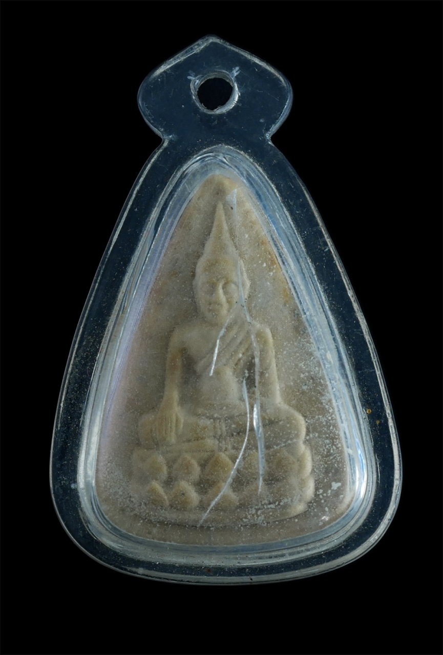 1.jpg - พระพุทโธน้อย แม่ชีบุญเรือน เลี่ยมพลาสติกเก่า | https://kamulet.in.th