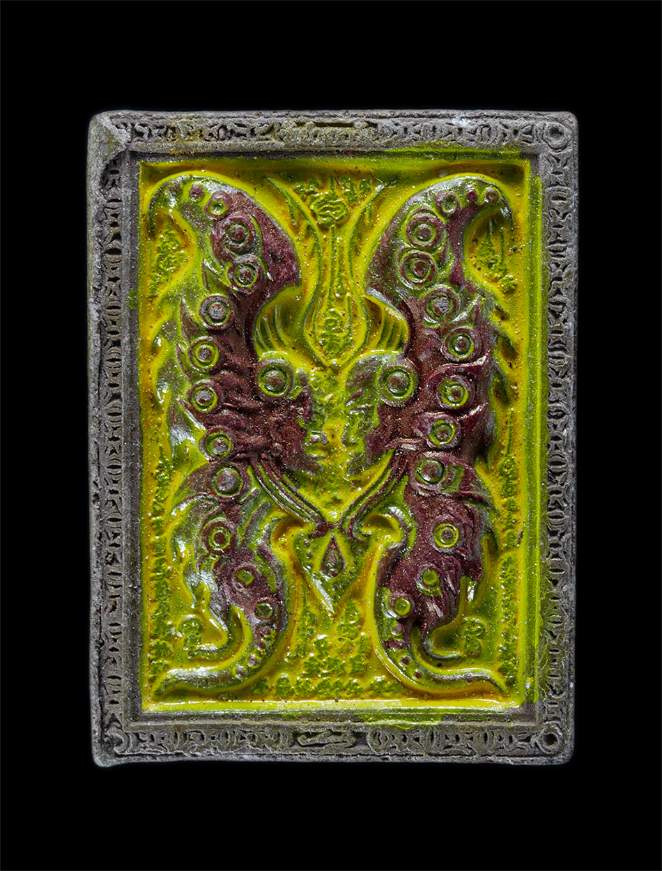 1.jpg - เทพภมรจำแลง เนื้อผงพุทธคุณลงสีเหลือง หลังฝังพลอย แร่ปลุกเสก พิมพ์เล็ก ครูบากฤษณะ อาศรมสถานสวนพฤษ์ศาสตร์ เมืองโคราช เทพจำแลงภมร มีพระพุทธคุณ ความเข้มขล [..] | https://kamulet.in.th