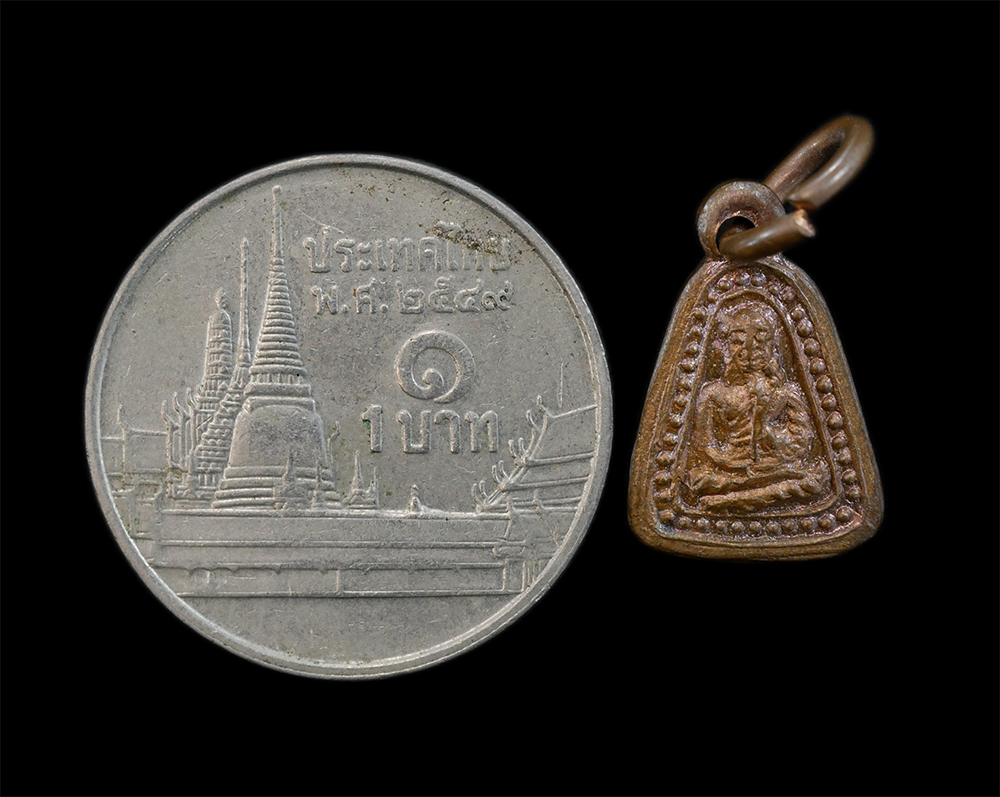 3.jpg - เหรียญจอบจิ๋ว หลวงพ่อเงิน วัดบางคลาน จ.พิจิตร ขนาดเล็กมาก เนื้อทองแดง พระเก่าสวย | https://kamulet.in.th