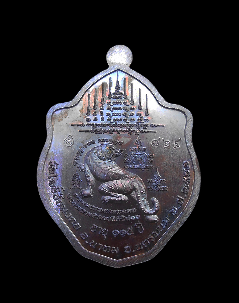 2.jpg - เหรียญมังกรคู่ หลวงปู่พัน ฐานกโร (อายุ 115 ปี) วัดโพธิ์ชัยมงคล จ.นครพนม เนื้อทองแดงรมมันปู เลข724 | https://kamulet.in.th