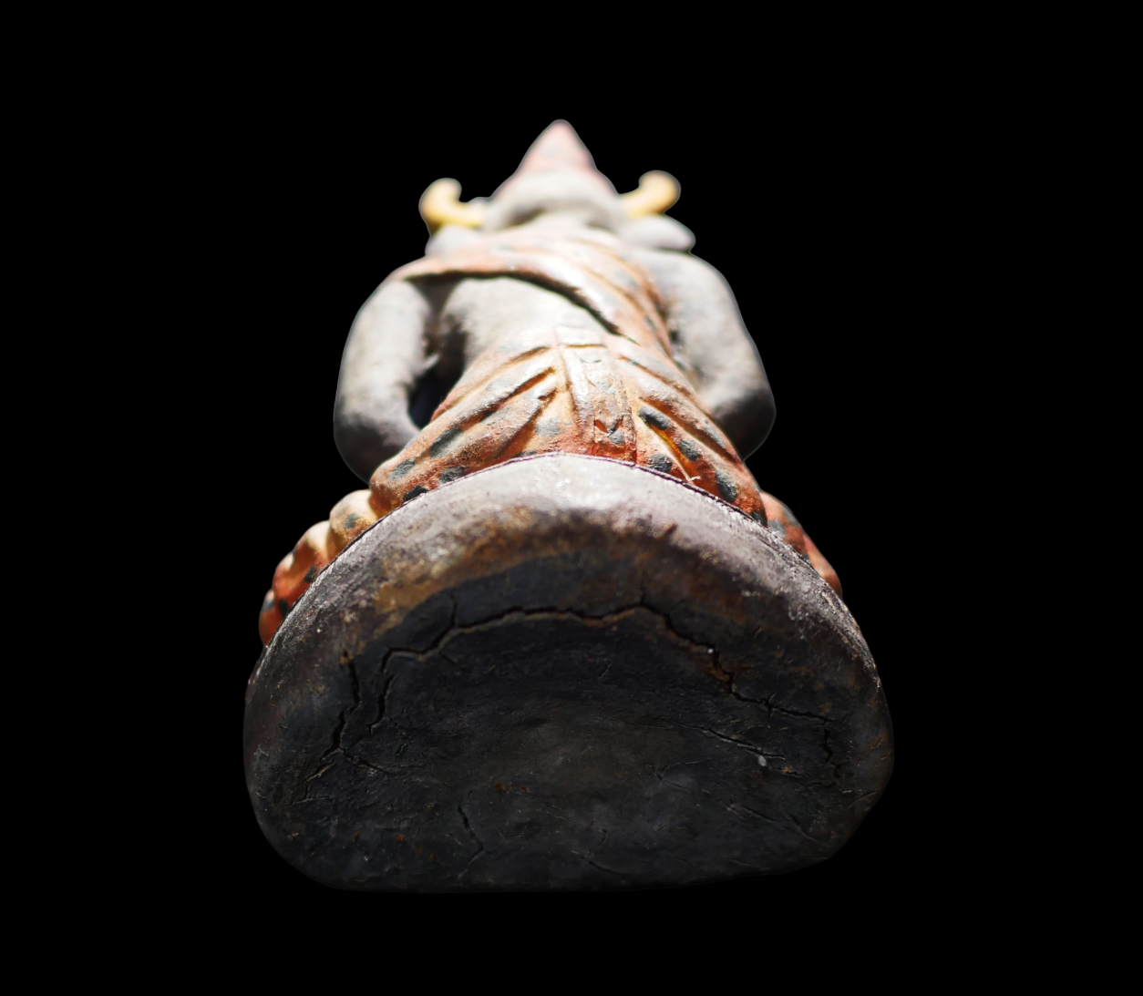 4.jpg - พระฤาษีนนทิ (ฤาษีตาวัวหรือหน้าวัว) เนื้อดิน เนื้อวาน ขนาดหน้าตัก 5 นิ้ว สภาพเก่า | https://kamulet.in.th