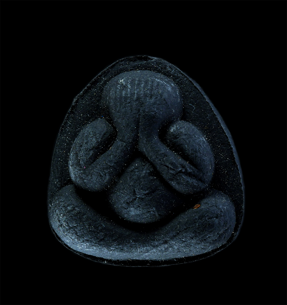 1.jpg - พระปิดตาหลังหนุมานเชิญธง หลวงปู่เกลี้ยง มนุญฺโญ (พระครูพิศิษฐชโลปการ) วัดเนินสุทธาวาส อ.เมือง จ.ชลบุรี ปี2545 เนื้อผงพุทธคุณ ผงใบลาน หลวงปู่เกลี้ยง พร [..] | https://kamulet.in.th