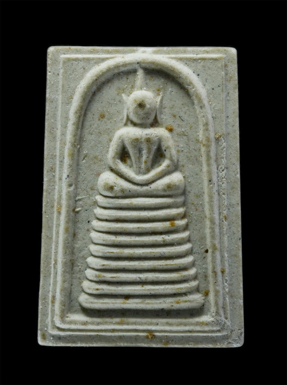 1.jpg - พระสมเด็จพิมพ์เกศไชโย หลังพระประจำวันเกิด 7 วัน เนื้อผงพุทธคุณ พระเก่า มวลสารดี | https://kamulet.in.th