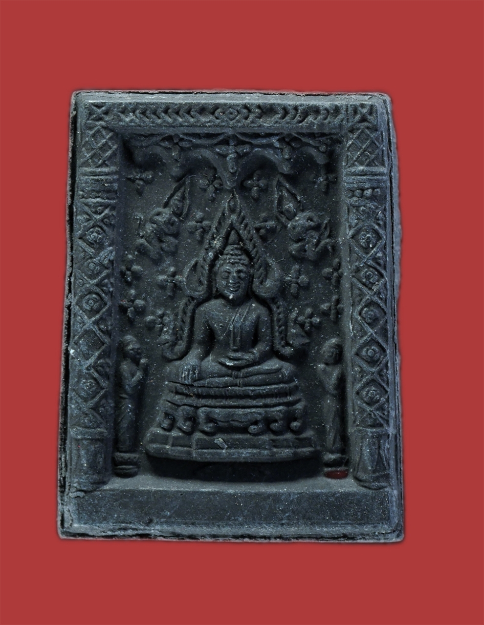 1.jpg - พระพุทธชินราชเนื้อผงใบลาน วัดเขาดินไพรวัน ต.นาขุนไกร อำเภอศรีสำโรง จังหวัดสุโขทัย ปี2556 | https://kamulet.in.th