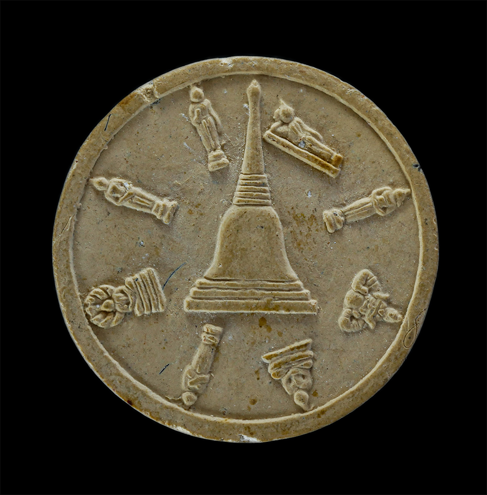 2.jpg - พระผงพระพุทธ 12 ปีนักษัตร หลังพระประจำวัน รอบพระธาตุ เนื้อผงพุทธคุณ ผงว่าน ผสมเกศา พระเก่าสวย มวลสารดี | https://kamulet.in.th