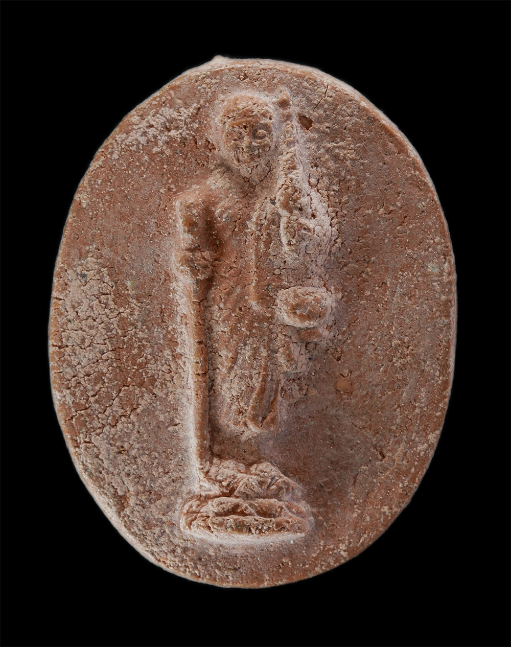 1.jpg - พระสิวลีเนื้อผง หลังยันต์ เนื้อผงพุทธคุณ พระเก่าสวย | https://kamulet.in.th