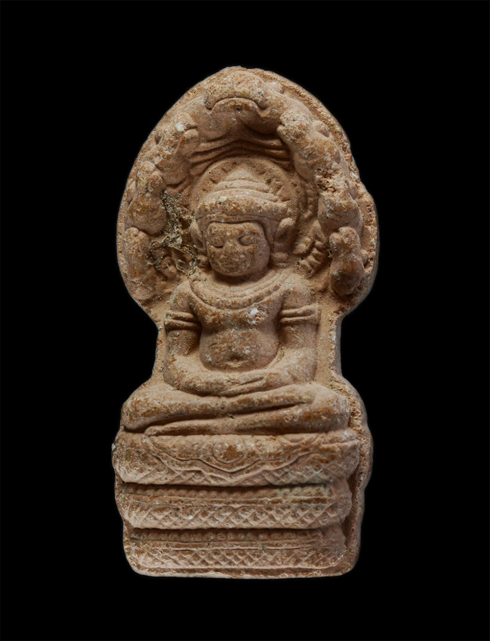 1.jpg - พระนาคปรกหลัง ร.5 หลวงพ่อศิลา วัดทุ่งเสงี่ยม จ.สุโขทัย เนื้อผงพุทธคณ พระเก่าสวย มวลสารดี | https://kamulet.in.th