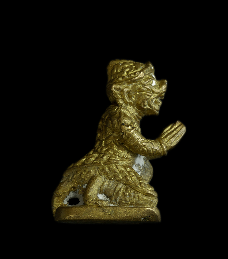 3.jpg - หนุมานวันทา หลวงพ่อเพี้ยน อคฺคธมฺโม (พระครูวิมลสมณวัตร)วัดเกริ่นกฐิน อ.บ้านหมี่ จ.ลพบุรี ปี2559 เนื้อทองเหลือง | https://kamulet.in.th