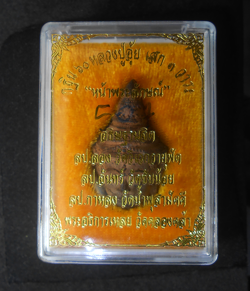 3.jpg - หน้าพระลักษณ์ นะหน้าทอง เนื้อพญาหลง ฝังตะกรุด ติดจีวร หลวงปู่อุ้ย วัดคลองคล้า อ.ชนแดน จ.เพชรบูรณ์ ปี2560 เลข507 พระสร้างได้สวยงามมวลสารดี สร้างน้อยหาย [..] | https://kamulet.in.th