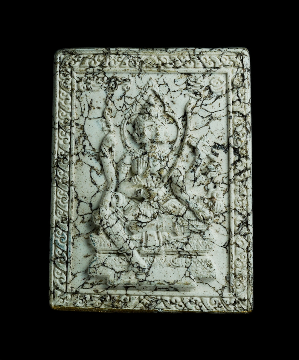 1.jpg - พระพรหมหลังพระพิฆเนศ พระสร้างได้ปราณีตสวยงาม หมายเลขกำกับ 2401 | https://kamulet.in.th