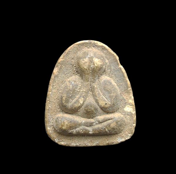 พระปิดตาเนื้อผง วัดพลับพลา จ.นนทบุรี ปี2516 | https://kamulet.in.th