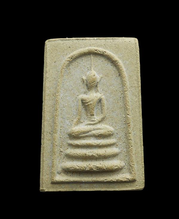 พระสมเด็จ เนื้อแร่เหล็กไหล หลวงพ่อชำนาญ ปภัสสโร วัดบ่อทอง อ.แกลง สายหลวงปู่ก๋วน วัดตะเคียนทองธาราม อ.แกลง จ.ระยอง | https://kamulet.in.th