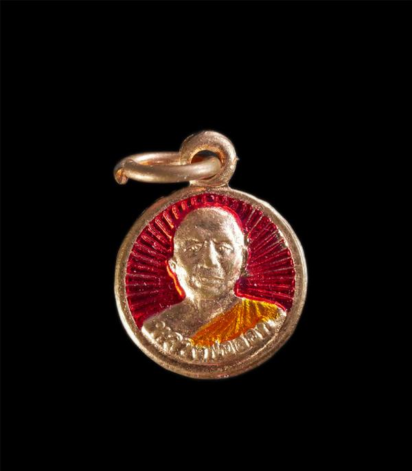 เหรียญหลวงพ่อสอด(พระครูพิพิธวรญาณ) วัดปากน้ำ อ.เมือง จ.ระยอง เนื้อทองแดงลงยา พร้อมกล่องเดิมๆ | https://kamulet.in.th