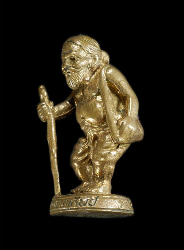 ชูชกเพิ่มพูนทรัพย์ เนื้อโลหะอาถรรพ์ หลวงพ่อสมพงษ์ วัดใหม่ปิ่นเกลียว จ.นครปฐม (ยุคแรกสร้างประมาณปี 2546) | https://kamulet.in.th