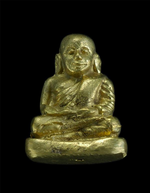 รูปหล่อหลวงพ่อเงิน วัดบางคลาน เนื้อทองเหลือง พร้อมกล่อง พระสวย | https://kamulet.in.th