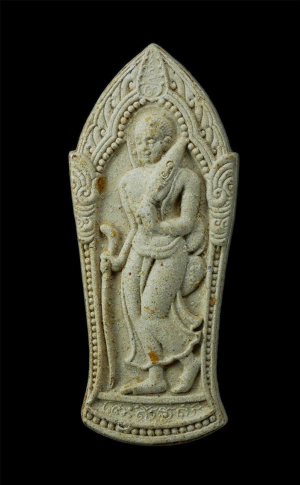 พระสีวลีหลังยันต์ หลวงปู่บุญ วัดทุ่งเหียง อ. พนัสนิคม จ.ชลบุรี เนื้อผงพุทธคุณ ผงว่าน พระเก่าสวยงามมาก องค์ใหญ่ สร้างน้อย หายาก | https://kamulet.in.th