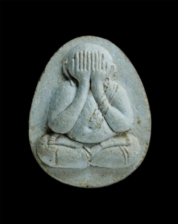 พระปิดตาวัดช่องลม หลวงปู่แก้ว สุวณฺณโชโต (พระเทพสาครมุนี) วัดช่องลม(วัดสุทธิวาตวราราม) ท่าฉลอม อ.เมือง จ.สมุทรสาคร เนื้อผงพุทธคุณ  [..] | https://kamulet.in.th