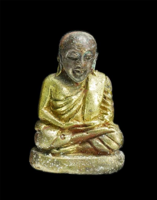 รูปหล่องหลวงพ่อเงิน วัดพังน้อย โค๊ต วพน. อ.โพนทะเล จ.พิจิตร เนื้อทองผสม พระเก่าสภาพสวย ผิวเดิมๆ | https://kamulet.in.th