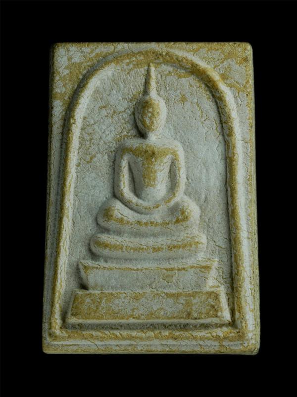 พระสมเด็จ วัดเทพอินทรเมธี ตำบลจันเสน อำเภอตาคลี จ.นครสวรรค์ หลวงพ่อโอด วัดจันเสน ปลุกเสก เนื้อผงพุทธคุณ ผงว่าน พระเก่าสวย | https://kamulet.in.th