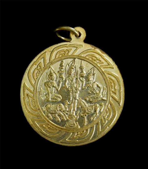 เหรียญมหาสมบัติหลังเทวดา หลวงพ่อสด(พระมงคลเทพมุนี) วัดปากน้ำภาษีเจริญ กรุงเทพฯ รุ่นมหาสมบัติ เนื้อกะไหล่ทอง หลังพระสยามเทวาธิราช ใ [..] | https://kamulet.in.th