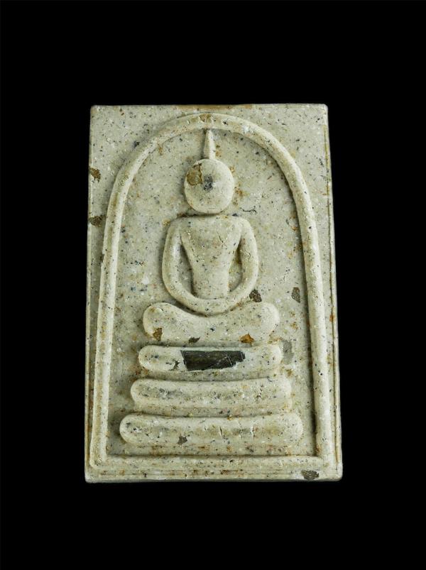 พระสมเด็จ ฝั่งตะกรุดเงิน หลังสมเด็จพระพุฒาจารย์ (โต พรหมรังสี) ออกวัดหลักเมืองพัฒนาราม จ.เพชรบูรณ์ ปี2541 หลวงปู่หมุน ปลุกเสก เนื้ [..] | https://kamulet.in.th