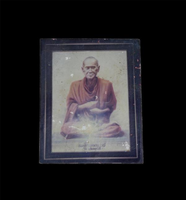รูปถ่ายเก่า หลังปั้มตราเสมาวัด สมเด็จพระพุฒาจารย์(โต พรหมรังษี) ขนาดประมาณ 1 นิ้ว | https://kamulet.in.th