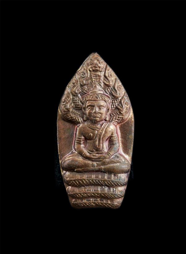 พระนาคปรกใบมะขาม รุ่นแรก ปี2561 หลวงพ่อชัยยะ ปัญญาปสุโต วัดควนเคี่ยม อ.ป่าบอน จ.พัทลุง เนื้อทองแดง พระสวยพร้อมซองเดิมๆ น่าเก็บสะสม [..] | https://kamulet.in.th