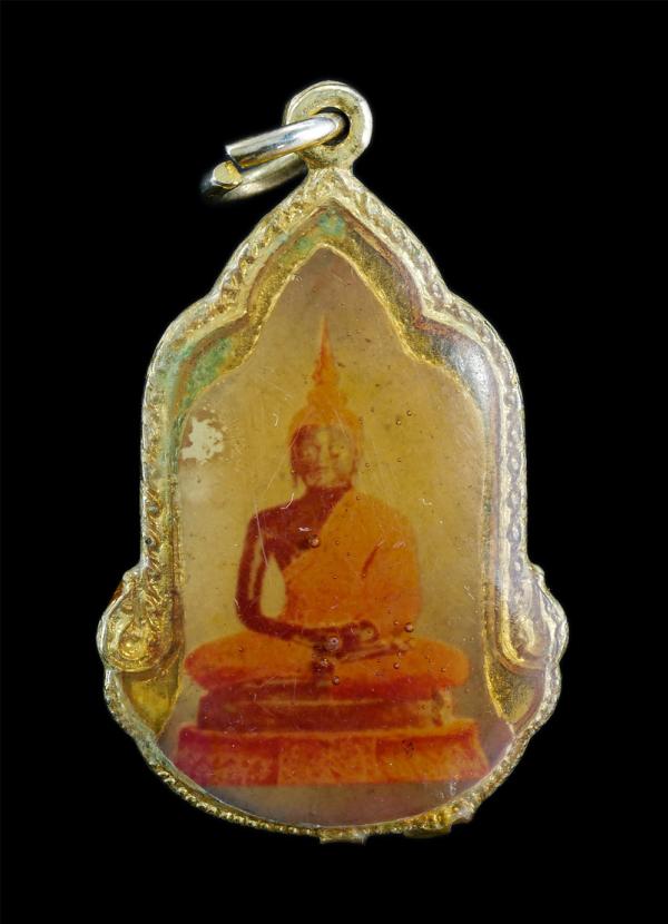 ล็อกเก็ตพระพุทธ ที่ระลึกทอดกฐิน วัดเนินบุญญาราม ศรีราชา จ.ชลบุรี รุ่นพิเศษ เนื้อกะไหล่ทอง พระเก่าสวย หายาก | https://kamulet.in.th