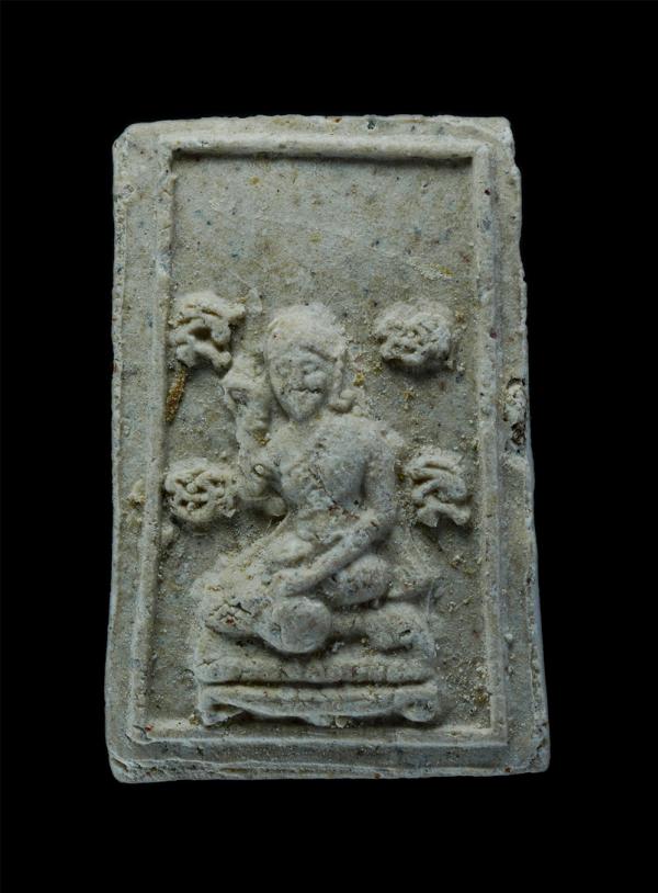 แม่นางกวัก หลังยันต์ พระครูสังฆรักษ์ ปรีชา ภัทฺทะปุญโญ วัดคลองครก ต.พวา อ. แก่งหางแมว จ.จันทบุรี เนื้อผงพุทธคุณ ผงว่าน พระเก่าสวย  [..] | https://kamulet.in.th