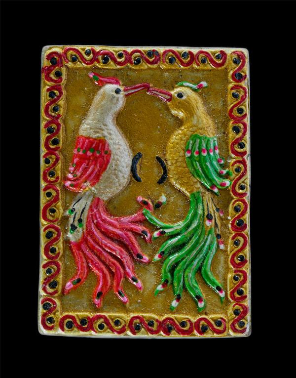 สาริกาเจริญเงิน เจริญทอง หลวงพ่อทองกลึง สุนทโร(พระครู ดร.สุนทร คุณธาดา) วัดเจดีย์หอย ต.บ่อเงิน อ.ลาดหลุมแก้ว จ.ปทุมธานี เนื้อผงพุท [..] | https://kamulet.in.th