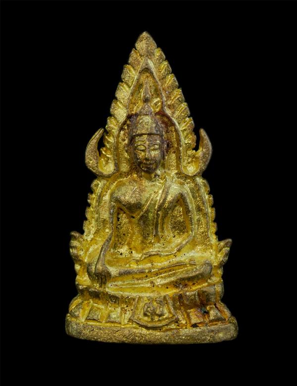 รูปหล่อพระพุทธชินราช เนื้อทองทิพย์ พระเก่าสวย มวลสารดี | https://kamulet.in.th