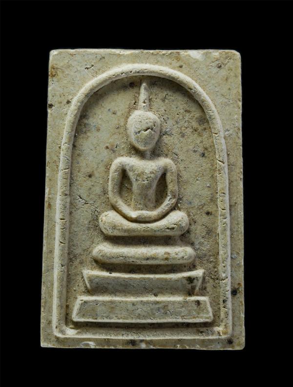 พระสมเด็จ เจ้าคุณนรฯ วัดเทพศิรินทร์ กรุงเทพฯ หลังยันต์จม ปี2513 เนื้อผงพุทธคุณ | https://kamulet.in.th