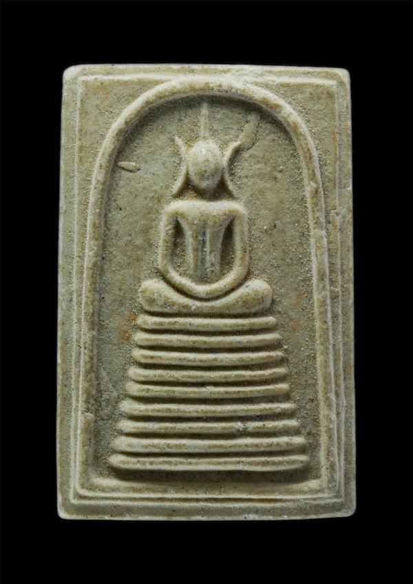 พระสมเด็จหลังพระราหู หลวงปู่ครูบาอิน อินโท วัดฟ้าหลั่ง จ.เชียงใหม่ เนื้อผงพุทธคุณ ผงว่าน พระเก่าสวย มวลสารดี | https://kamulet.in.th