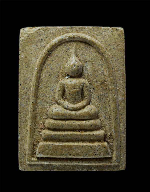 พระสมเด็จ วัดเกาะแมว อ.แหลมสิงห์ จ.จันทบุรี ปี2552 ที่ระลึกงานฝังลูกนิมิต เนื้อผงพุทธคุณ | https://kamulet.in.th