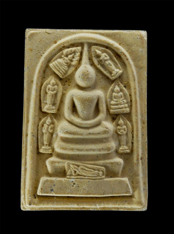 พระสมเด็จ พระประจำวัน 7 วัน วัดพันเสด็จนอก อ.ศรีราชา จ.ชลบุรี ปี2543 เนื้อผงพุทธคุณ | https://kamulet.in.th