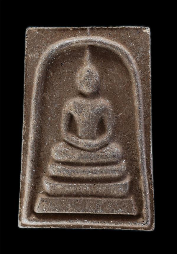 พระสมเด็จหลังปั้มตราวัด  วัดสุคตวราราม จ.นครสวรรค์ ปี2550 เนื้อผงพุธคุณ ผงว่าน สีน้ำตาล พระเก่าสวย มวลสารดี | https://kamulet.in.th