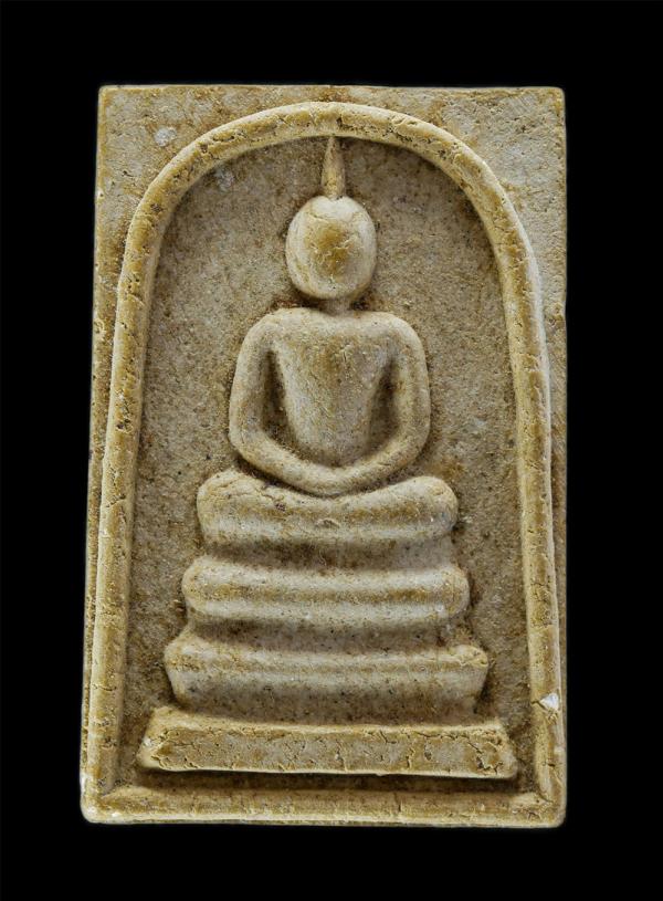 พระสมเด็จพิมพ์ใหญ่ หลังเรียบ เนื้อผงพุทธคุณ ผงว่าน พระเกจิสร้าง พระเก่าสวย มวลสารดี | https://kamulet.in.th