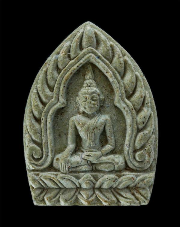 พระผงพิมพ์เจ้าสัว 2 หน้า พิมพ์สวย ผงเก่า เนื้อผงพุทธคุณ | https://kamulet.in.th