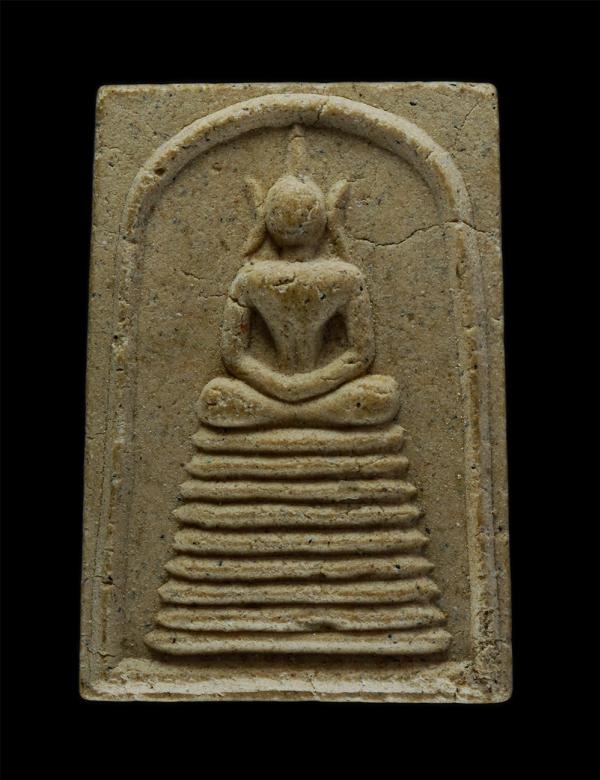 พระสมเด็จ 9 ชั้น วัดบ้านกล้วย ต.ว.ท.๑ วัดรัมภาราม(บ้านกล้วย) อ.ท่าวุ้ง จ.ลพบุรี เนื้อผงพุทธคุณ | https://kamulet.in.th