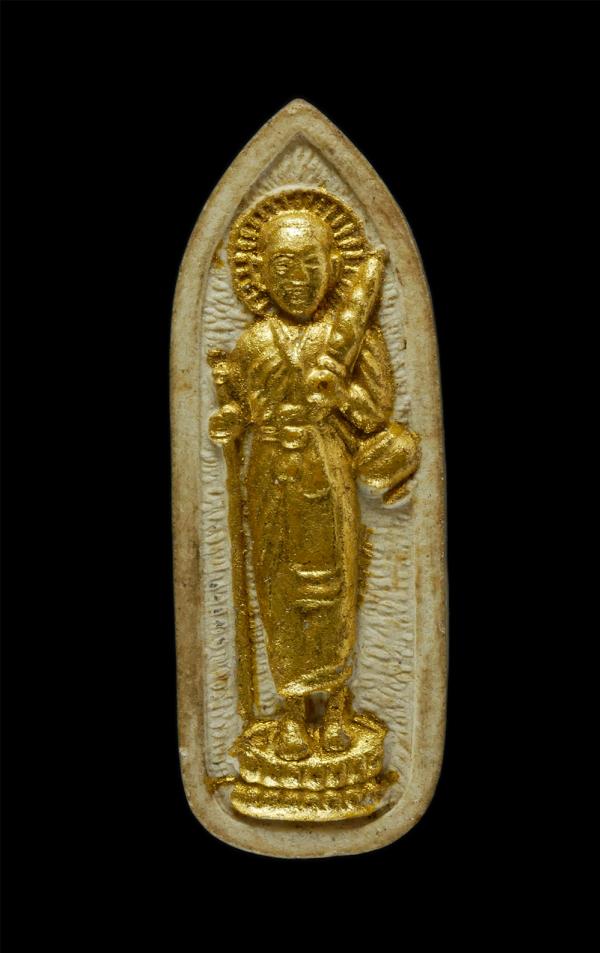 พระสีวลี พระครูบาเหนือชัย โฆสิโต นักบุญแห่งขุนเขา สำนักปฏิบัติธรรมถ้ำป่าอาชาทอง อ.แม่จัน จ.เชียงราย เนื้อผงพุทธคุณ ผงว่าน พระเก่าส [..] | https://kamulet.in.th