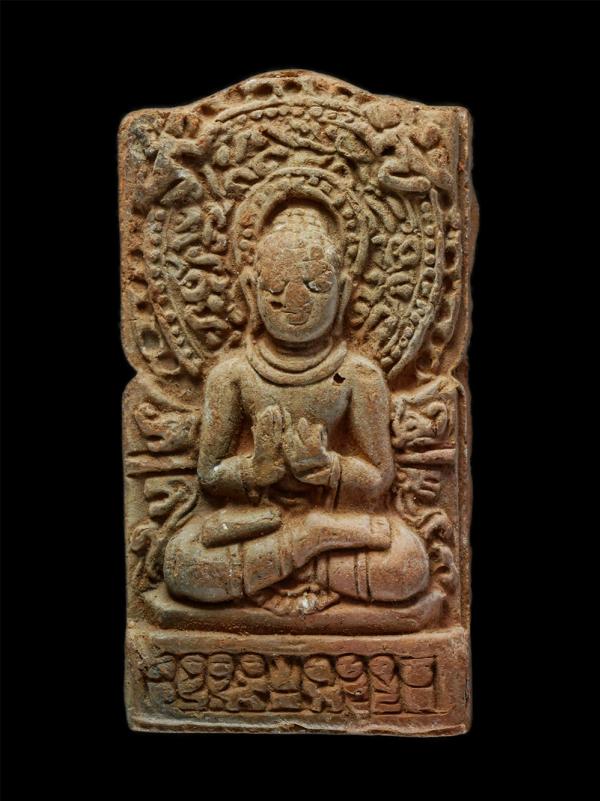 พระปางปฐมเทศนา หลวงพ่อสุวัฒน์ คัมภีร์ปัญโญ วัดถ้ำเขาปรางค์ ต.นิคมลำนารายณ์ อ.ชัยบาดาล จ.ลพบุรี พ.ศ.2559 เนื้อผงพุทธคุณ ดินเผา หลวง [..] | https://kamulet.in.th