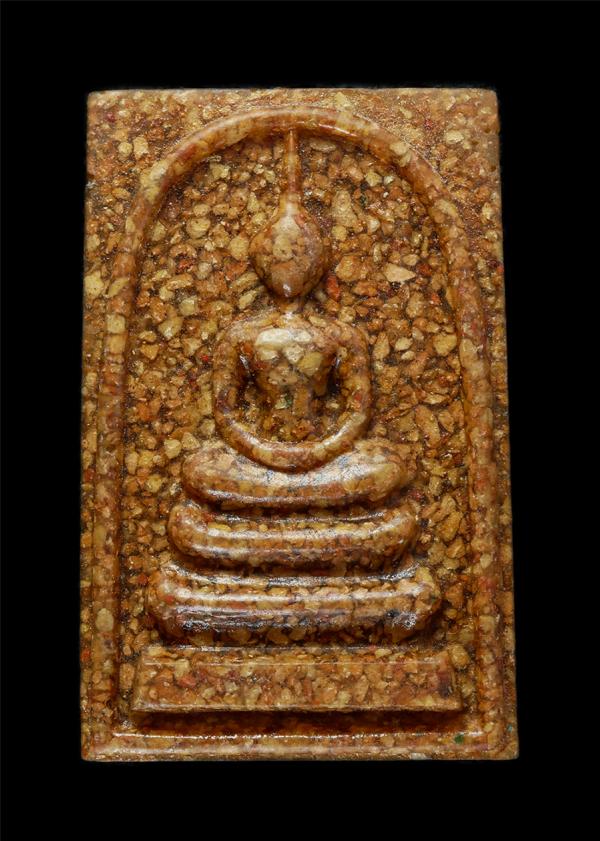 พระสมเด็จหลวงพ่อกัณฑ์ วัดโบสถ์ จ.อยุธยา ปี2539 เนื้อกระเบื้องหลังคาโบสถ์ พระเก่าสวย มวลสารดี  | https://kamulet.in.th